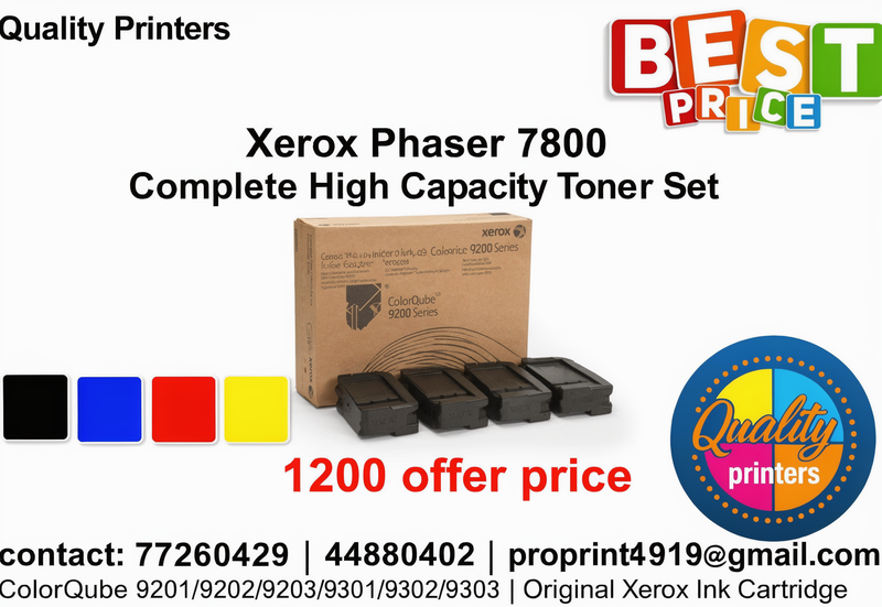 Original Xerox Ink Cartridge Color Qube 9201/9202/9203/9301/9302/9303