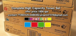 Xerox Alta Link C8030/C8035/C8045/C8055/C8070 Genuine Toner Cartridge 4-Pack, Black Cyan Magenta Yellow