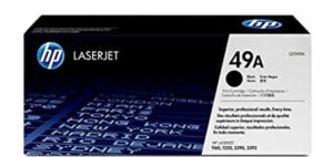 HP 49A Black Original LaserJet Toner Cartridge, Q5949A