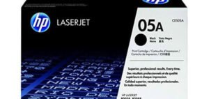HP 05A Black Original LaserJet Toner Cartridge, CE505A