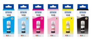 108 EcoTank Ink Series (108 6 colour ink bottles Inks) | Ink Consumables | Ink & Paper | Products | Epson Europe