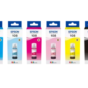 108 EcoTank Ink Series (108 6 colour ink bottles Inks) | Ink Consumables | Ink & Paper | Products | Epson Europe