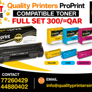 HP 131A proprint compatible toner Four Pack Black & Colors Ink Toner Cartridge Set - Black/Yellow/Cyan/Magenta