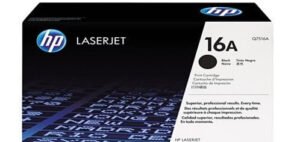 HP 16A Black Original LaserJet Toner Cartridge, Q7516A