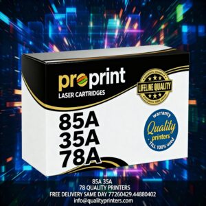 HP 35A Black compatible toner cartridge LaserJet Toner Cartridge, CB435A
