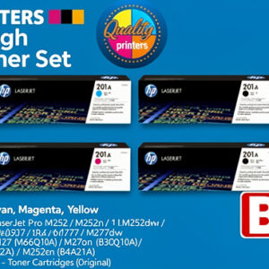 HP 201A 1 Set Original Toner | Black CF400A | Cyan CF401A | Yellow CF402A | Magenta CF403A Full Set