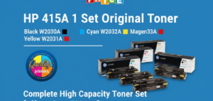 HP 415A 1 Set Original Toner | Black W2030A | Cyan W2031A | Yellow W2032A | Magenta W2033A Full Set