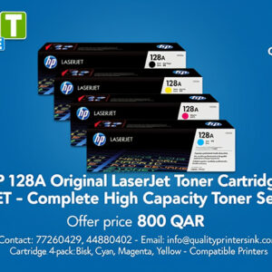 HP 128A Original LaserJet Toner Cartridge SET