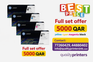 HP 651A Toner Cartridge Set yellow cyan maganta black