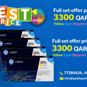 HP 307A Original LaserJet Toner Cartridge (CE740A CE741A CE742A CE743A)