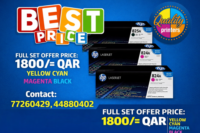 HP 824A original Toner Value Pack yellow cyan magenta black