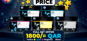 HP 727- 130-ml Designjet Ink Cartridge- (1 Set = 06 Colors)