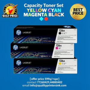 HP 126A Original LaserJet Toner Cartridges full set