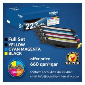 Brother Genuine Standard-Yield Toner Cartridge Four Pack TN223 4PK