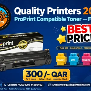 HP 205A pro print compatible toner Black Cyan, Magenta ,Yellow LaserJet Toner Cartridge