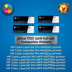 HP 410A Black Yellow Magenta Cyan Original toner cartridge