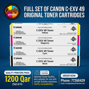 CANON C-EXV 49 Original Toner Cartridge FULL SET