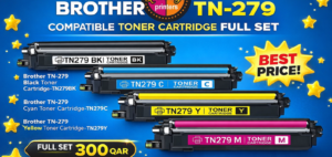 Brother TN279  Compatible Toner Cartridges – Full Set (Black, Cyan, Magenta, Yellow)