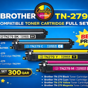 Brother TN279  Compatible Toner Cartridges – Full Set (Black, Cyan, Magenta, Yellow)