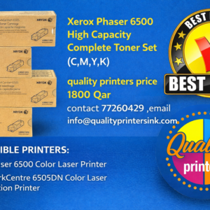 Xerox Phaser 6500 High Capacity Complete Toner Set