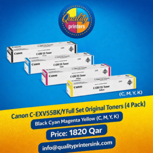 Canon C-EXV55 Full Set Original Toner