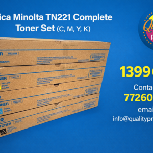 Konica Minolta TN221 Complete Toner Set