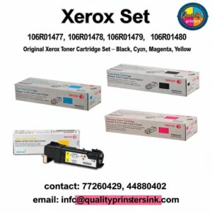 Xerox Set | 106R01477 106R01478 106R01479 106R01480 | Original Xerox Toner Cartridge Set