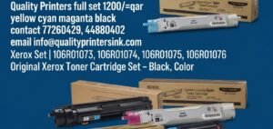 6300,6350, BLACK CYAN MAGANTA YELLLOW XEROX ORIGINAL TONER