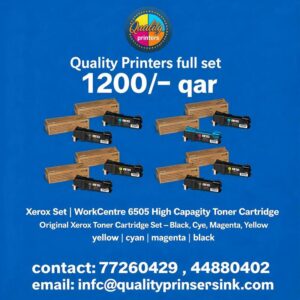 WorkCentre 6505 High Capacity Toner Cartridge yellow cyan magenta black