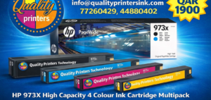 HP 973X High Capacity Yellow Cyan Magenta Black Ink Cartridge Multipack