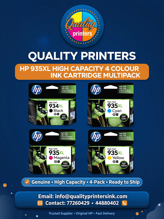 HP 934 XL / HP 935 XL (BK/C/M/Y) Original Black Ink Cartridge