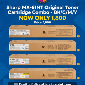 Sharp MX-61Ft Original Toner Cartridge - B/C/M/Y
