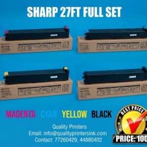 Sharp 27Ft Yellow Cyan Magenta Black Full Set Toner