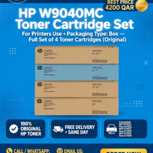 HP W9040MC Toner Cartridge Set, For Printers Use, Packaging Type : Box