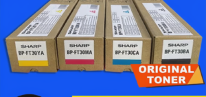 BP-FT30 Black, Cyan, Yellow, Magenta Standard Capacity Toner Cartridge for Sharp BP-30C25T Combo