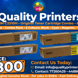 Original Ricoh IMC2510H Full Set Toners Magenta Yellow Cyan Black