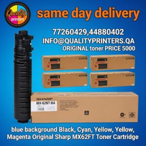 Original Sharp MX62FTBA Black Toner Cartridge