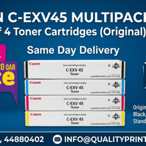 Canon C-EXV45BK/Y Full Set Original Toners (4 Pack)