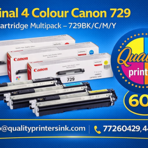 Canon 729BK/729Y Full Set Original Toners (4 Pack