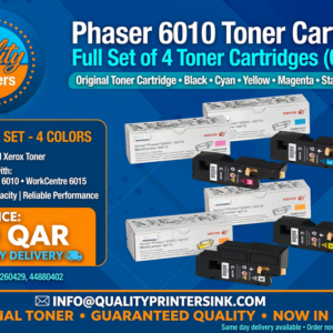Genuine Xerox Phaser 6000 6010 WC 6015 CMYK Toner Cartridge Set (Original)