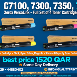 C7100,7300,7350,7500 YELLOW MAGENTA CYAN BLACK Xerox VersaLink