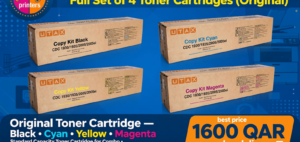 Utax CDC-1930/1935 toner Full Set of 4 Toner Cartridges (Original) Black, Cyan, Yellow, Magent