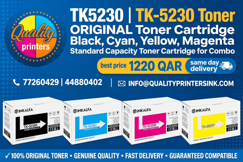 TK5230 TK-5230 Toner  Original Toner Cartridge Black, Cyan, Yellow, Magenta