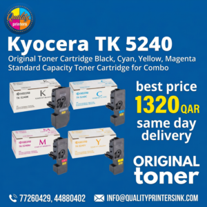 Kyocera TK-5240  Original Toner Cartridge Black, Cyan, Yellow, Magenta