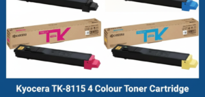 Kyocera TK-8115 4 Colour Toner Cartridge Original Toner Cartridge Black, Cyan, Yellow, Magenta