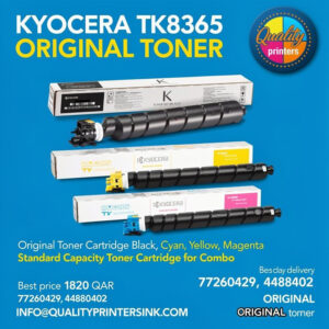 KYOCERA TK8365 ORIGINAL TONER Original Toner Cartridge Black, Cyan, Yellow, Magenta