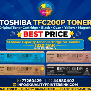 TOSHIBA TFC200P TONER CARTRIDGE Original Toner Cartridge Black, Cyan, Yellow, Magenta