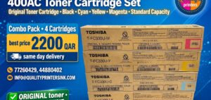 Genuine Toshiba e-Studio 330AC 400AC Toner Cartridge Set Original Toner Cartridge Black, Cyan, Yellow, Magenta