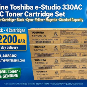 Genuine Toshiba e-Studio 330AC 400AC Toner Cartridge Set Original Toner Cartridge Black, Cyan, Yellow, Magenta