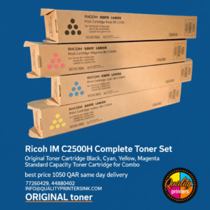 logom.png Ricoh IM C2500H Complete Toner Set Original Toner Cartridge Black, Cyan, Yellow, Magenta